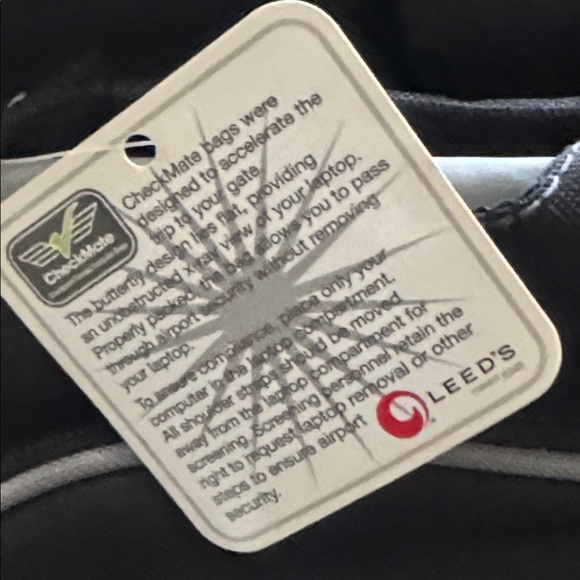 Black Leeds Backpack/Computer bag - Picture 3 of 6